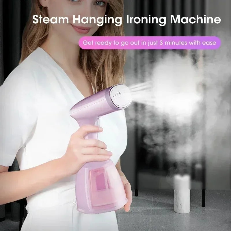 1500W Quick-Heat Hand Garment Steamer for Clothes 280ml Portable Fabric Iron for Travel Home Use Steam Generator