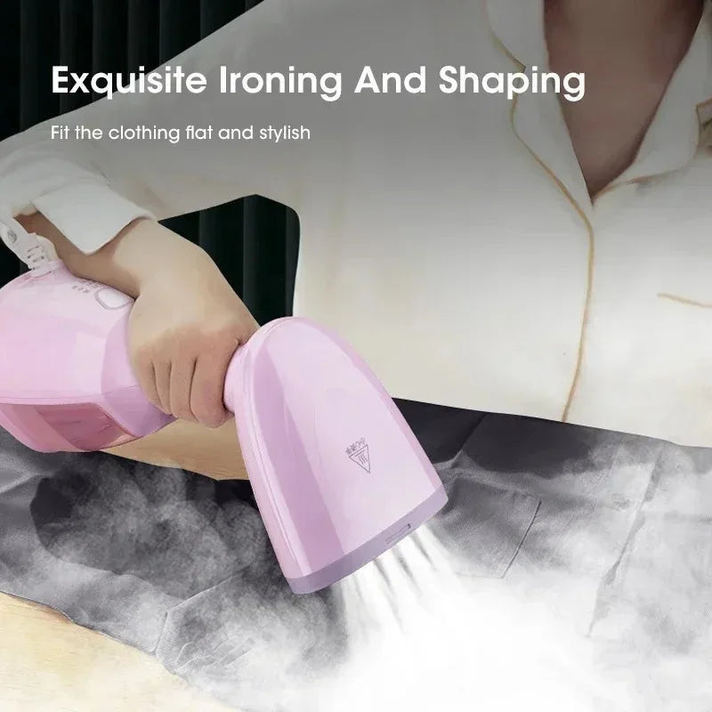 1500W Quick-Heat Hand Garment Steamer for Clothes 280ml Portable Fabric Iron for Travel Home Use Steam Generator