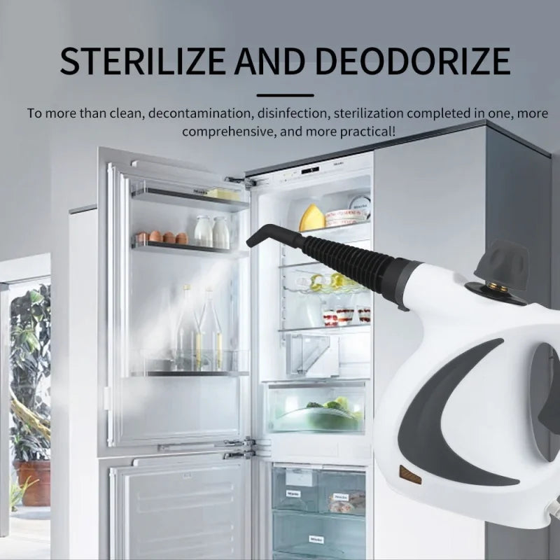 1050W Small Household Handheld Steam Cleaner for High Temperature And High Pressure Kitchen Oil Pollution Air Conditioning Clean