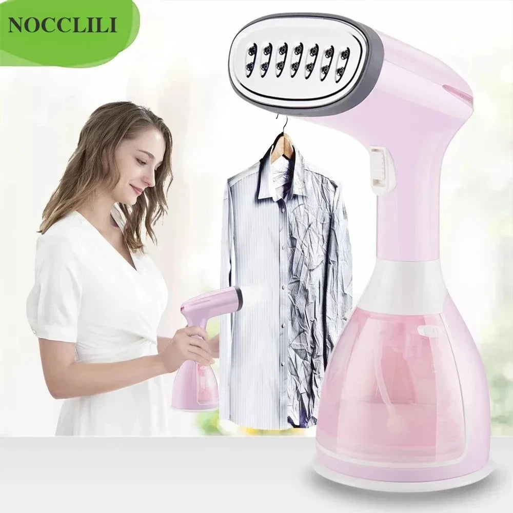 1500W Quick-Heat Hand Garment Steamer for Clothes 280ml Portable Fabric Iron for Travel Home Use Steam Generator
