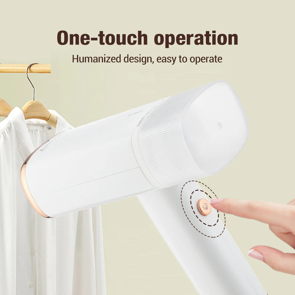 Handheld Garment Steamer 1000W Fast Heat Stainless Portable Foldable Fabric Steamer Iron For Wrinkle Removal Home Travel Use