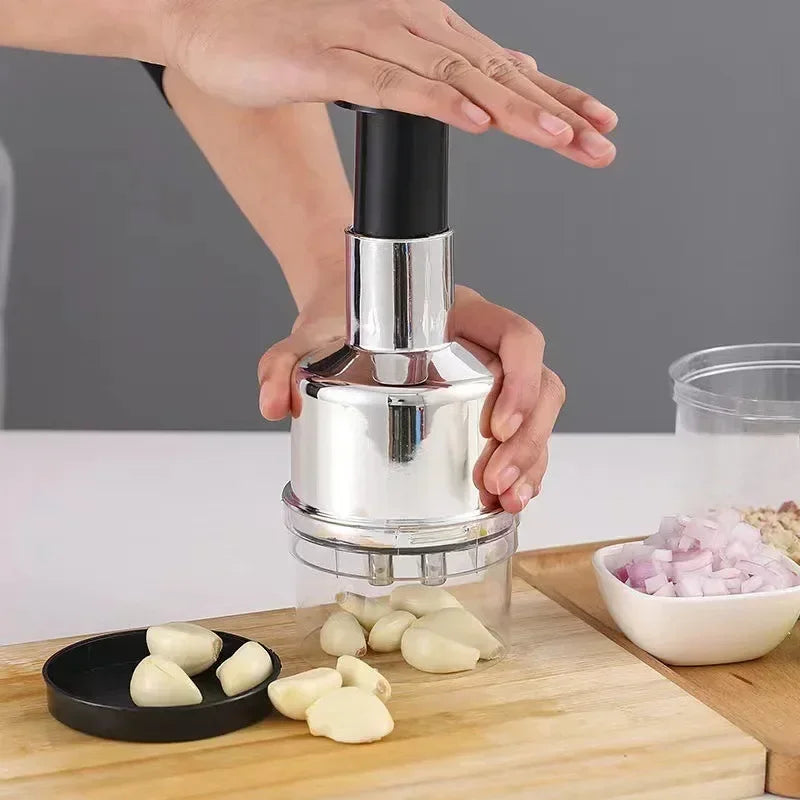 Portable Magic Onion Chopper Food Vegetable Garlic Onion Dicer Mincer Cutter Peeler Accessories Household Supplies Kitchen Tools