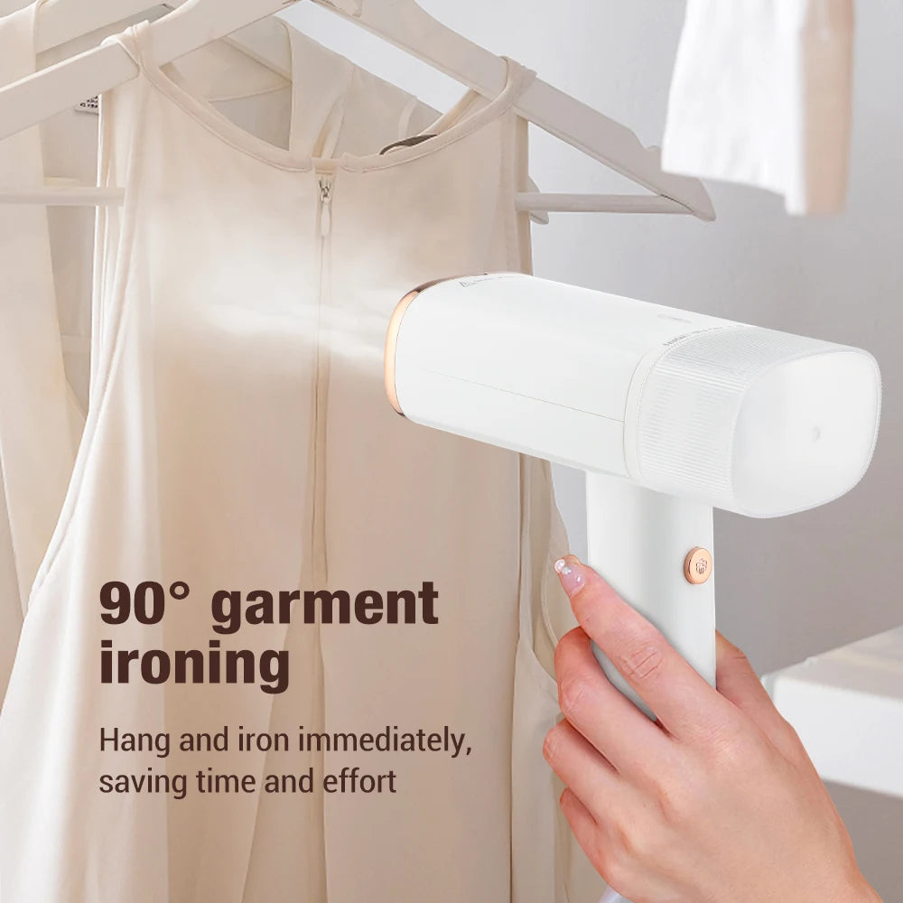 Handheld Garment Steamer 1000W Fast Heat Stainless Portable Foldable Fabric Steamer Iron For Wrinkle Removal Home Travel Use