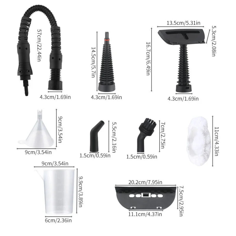 1050W Small Household Handheld Steam Cleaner for High Temperature And High Pressure Kitchen Oil Pollution Air Conditioning Clean