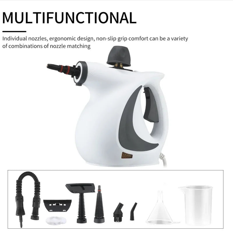 1050W Small Household Handheld Steam Cleaner for High Temperature And High Pressure Kitchen Oil Pollution Air Conditioning Clean